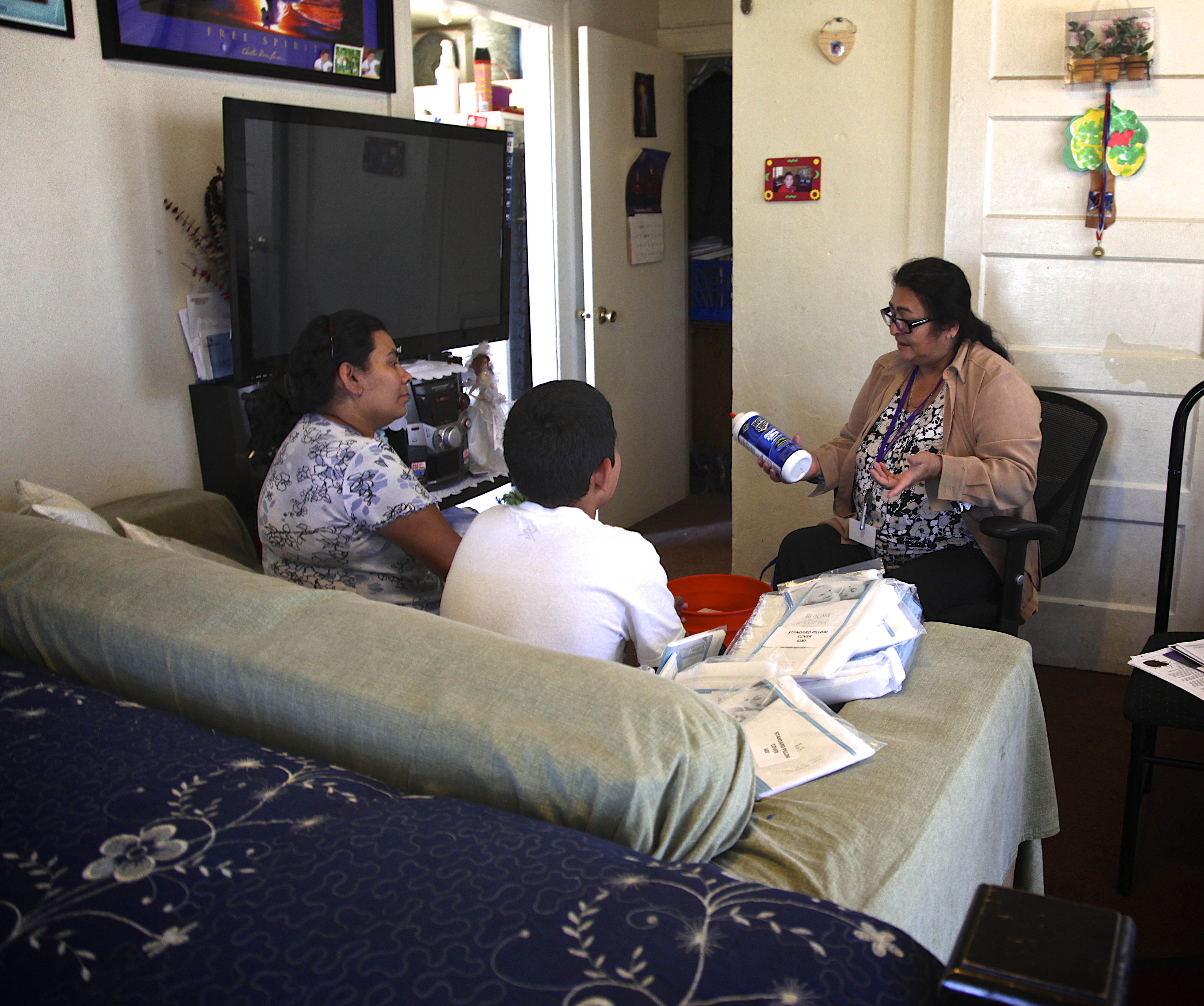Community Health Workers at St. John’s Well Child and Family Center conduct home visits (Los Angeles, CA)